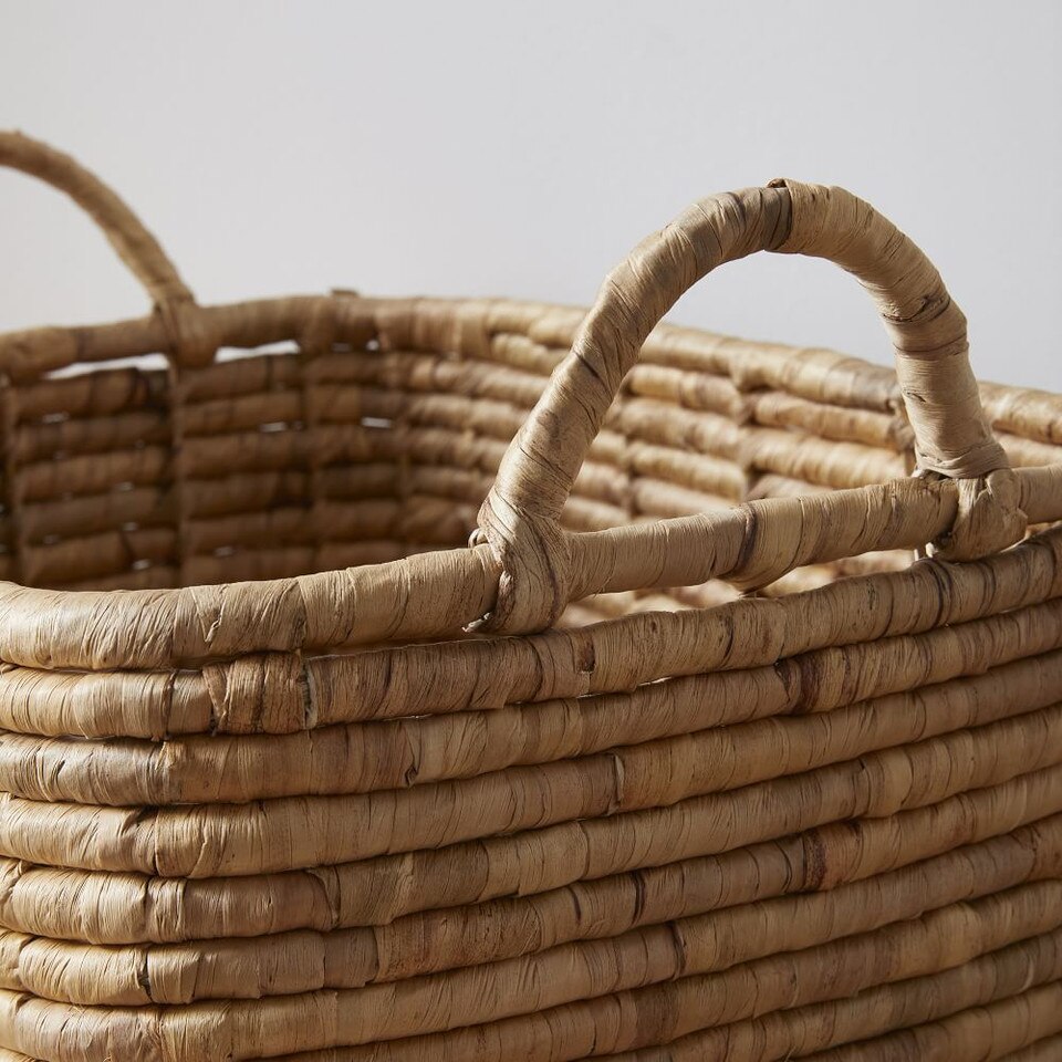 Woven Seagrass Baskets West Elm UK